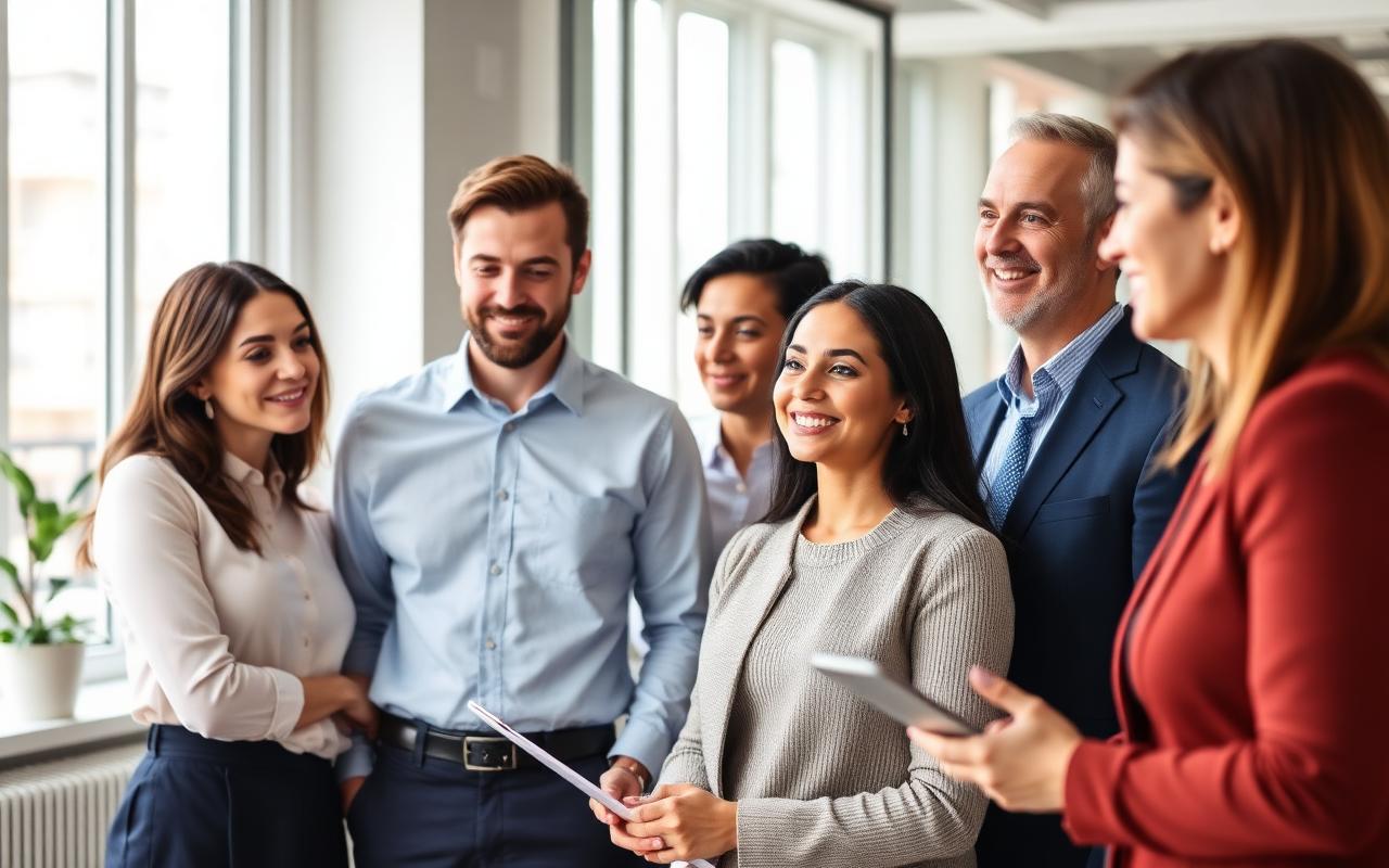Des professionnels échangent sur la préparation d'une séance, illustrant la pédagogie des formateurs en management à Paris.