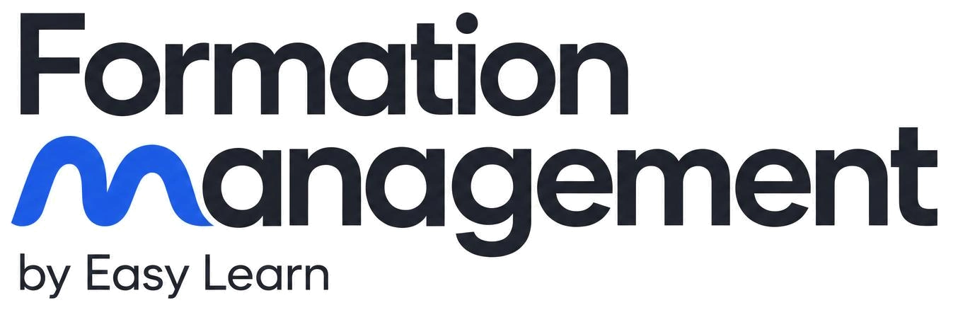Formation management by Easy Learn, logo FM pour les formations management d'équipe et leadership